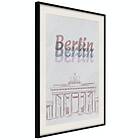 Artgeist Poster Affisch Berlin in Watercolours [Poster] 20x30 A3-DRBPRP0972s_cr_pp