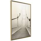 Artgeist Poster Affisch Bridge in the Fog [Poster] 30x45 A3-DRBPRP0411m_zr