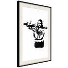 Artgeist Poster Affisch Banksy Mona Lisa with Rocket Launcher [Poster] 20x A3-DRBPRP1514s_cr_pp 20X