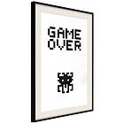 Artgeist Poster Affisch Game Over [Poster] 20x30 A3-DRBPRP0636s_cr_pp