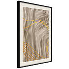 Artgeist Poster Affisch Golden Waves [Poster] 40x60 A3-DRBPRP1032l_cr_pp