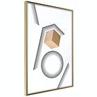 Artgeist Poster Affisch Wooden Cube [Poster] 20x30 A3-DRBPRP0564s_zr