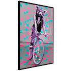 Artgeist Poster Affisch Raccoon On The Bike [Poster] 20x30 A3-DRBPRP0662s_cr