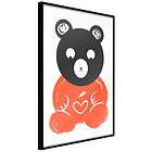 Artgeist Poster Affisch Thoughtful Bear [Poster] 40x60 A3-DRBPRP1252l_cr