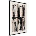 Artgeist Poster Affisch Love Retro: [Poster] 40x60 A3-DRBPRP1660l_cr_pp