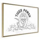 Artgeist Poster Affisch Tiger Power [Poster] 30x20 A3-DRBPRP0144s_zr