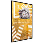 Artgeist Poster Affisch I Love You like Me [Poster] 40x60 A3-DRBPRP1631l_cr