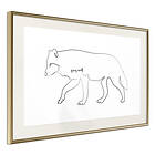 Artgeist Poster Affisch Wolf [Poster] 45x30 A3-DRBPRP0135m_zr_pp