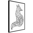 Artgeist Poster Affisch Flower Fox [Poster] 40x60 A3-DRBPRP0378l_cr