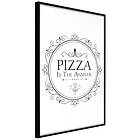 Artgeist Poster Affisch Pizza is the Answer [Poster] 40x60 A3-DRBPRP0339l_cr