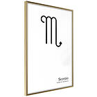 Artgeist Poster Affisch Scorpio [Poster] 20x30 A3-DRBPRP1176s_zr