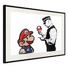 Artgeist Poster Affisch Mushroom Picker Banksy: [Poster] 30x20 A3-DRBPRP0160s_cr_pp