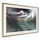 Artgeist Poster Affisch Storm on the Lake [Poster] 45x30 A3-DRBPRP0207m_zr_pp