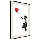 Artgeist Poster Affisch Girl with Balloon Banksy: [Poster] 30x45 A3-DRBPRP0964m_cr_pp