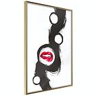 Artgeist Poster Affisch Bitten Lips [Poster] 20x30 A3-DRBPRP0424s_zr