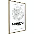 Artgeist Poster Affisch Retro Munich [Poster] 40x60 A3-DRBPRP0951l_zr