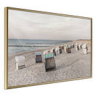 Artgeist Poster Affisch Beach Booth [Poster] 45x30 A3-DRBPRP0120m_zr