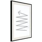 Artgeist Poster Affisch Zigzag [Poster] 20x30 A3-DRBPRP0775s_cr_pp