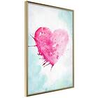 Artgeist Poster Affisch Watercolour Heart [Poster] 40x60 A3-DRBPRP0327l_zr