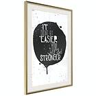 Artgeist Poster Affisch It Doesn't Easier You Just Get Stronger - [Poster] 4 A3-DRBPRP0434l_zr_pp