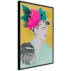 Artgeist Poster Affisch Flowers In The Hair [Poster] 30x45 A3-DRBPRP0608m_cr