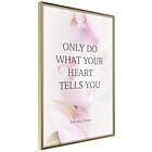 Artgeist Poster Affisch Do What Your Heart Tells [Poster] 40x60 A3-DRBPRP1236l_zr