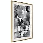 Artgeist Poster Affisch Black and White Diamonds [Poster] 40x60 A3-DRBPRP0418l_zr_pp