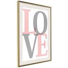 Artgeist Poster Affisch Grey Love [Poster] 30x45 A3-DRBPRP1247m_zr_pp