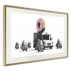 Artgeist Poster Affisch Donut Police [Poster] 45x30 A3-DRBPRP0167m_zr_pp