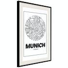 Artgeist Poster Affisch Retro Munich [Poster] 20x30 A3-DRBPRP0951s_cr_pp