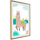 Artgeist Poster Affisch Unusual Lama [Poster] 30x45 A3-DRBPRP1405m_zr_pp