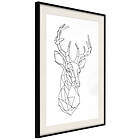 Artgeist Poster Affisch Geometric Deer [Poster] 30x45 A3-DRBPRP0379m_cr_pp