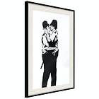 Artgeist Poster Affisch Kissing Coppers [Poster] 40x60 A3-DRBPRP1510l_cr_pp