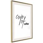 Artgeist Poster Affisch Cup of Coffee [Poster] 20x30 A3-DRBPRP1271s_zr_pp