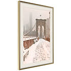 Artgeist Poster Affisch Brooklyn Bridge in Sepia [Poster] 30x45 A3-DRBPRP1451m_zr_pp