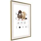 Artgeist Poster Affisch Keep Calm and Love [Poster] 30x45 A3-DRBPRP1609m_zr_pp