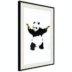 Artgeist Poster Affisch Panda with Guns [Poster] 40x60 A3-DRBPRP1513l_cr_pp