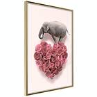 Artgeist Poster Affisch Enamored Elephant [Poster] 40x60 A3-DRBPRP0849l_zr