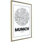 Artgeist Poster Affisch Retro Munich [Poster] 30x45 A3-DRBPRP0951m_zr