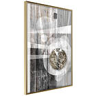 Artgeist Poster Affisch Silver Symmetry [Poster] 30x45 A3-DRBPRP1007m_zr