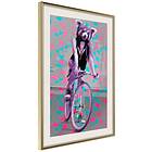 Artgeist Poster Affisch Raccoon On The Bike [Poster] 30x45 A3-DRBPRP0662m_zr_pp