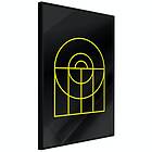 Artgeist Poster Affisch Black Geometry [Poster] 20x30 A3-DRBPRP0761s_cr