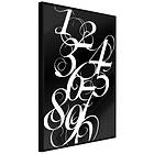 Artgeist Poster Affisch Calligraphy of Numbers [Poster] 30x45 A3-DRBPRP0771m_cr
