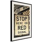 Artgeist Poster Affisch Road Signs [Poster] 40x60 A3-DRBPRP1386l_cr_pp