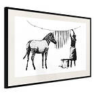 Artgeist Poster Affisch Washing Zebra Banksy: [Poster] 90x60 A3-DRBPRP0159x_cr_pp