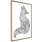 Artgeist Poster Affisch Flower Fox [Poster] 30x45 A3-DRBPRP0378m_zr