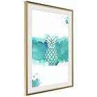 Artgeist Poster Affisch Pineapple in Watercolours [Poster] 20x30 A3-DRBPRP0470s_zr_pp