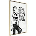 Artgeist Poster Affisch Girl with Graffiti [Poster] 20x30 A3-DRBPRP0841s_zr