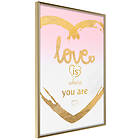 Artgeist Poster Affisch Love Is Where You Are [Poster] 30x45 A3-DRBPRP1596m_zr
