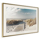 Artgeist Poster Affisch Abandoned Beach [Poster] 45x30 A3-DRBPRP0121m_zr_pp